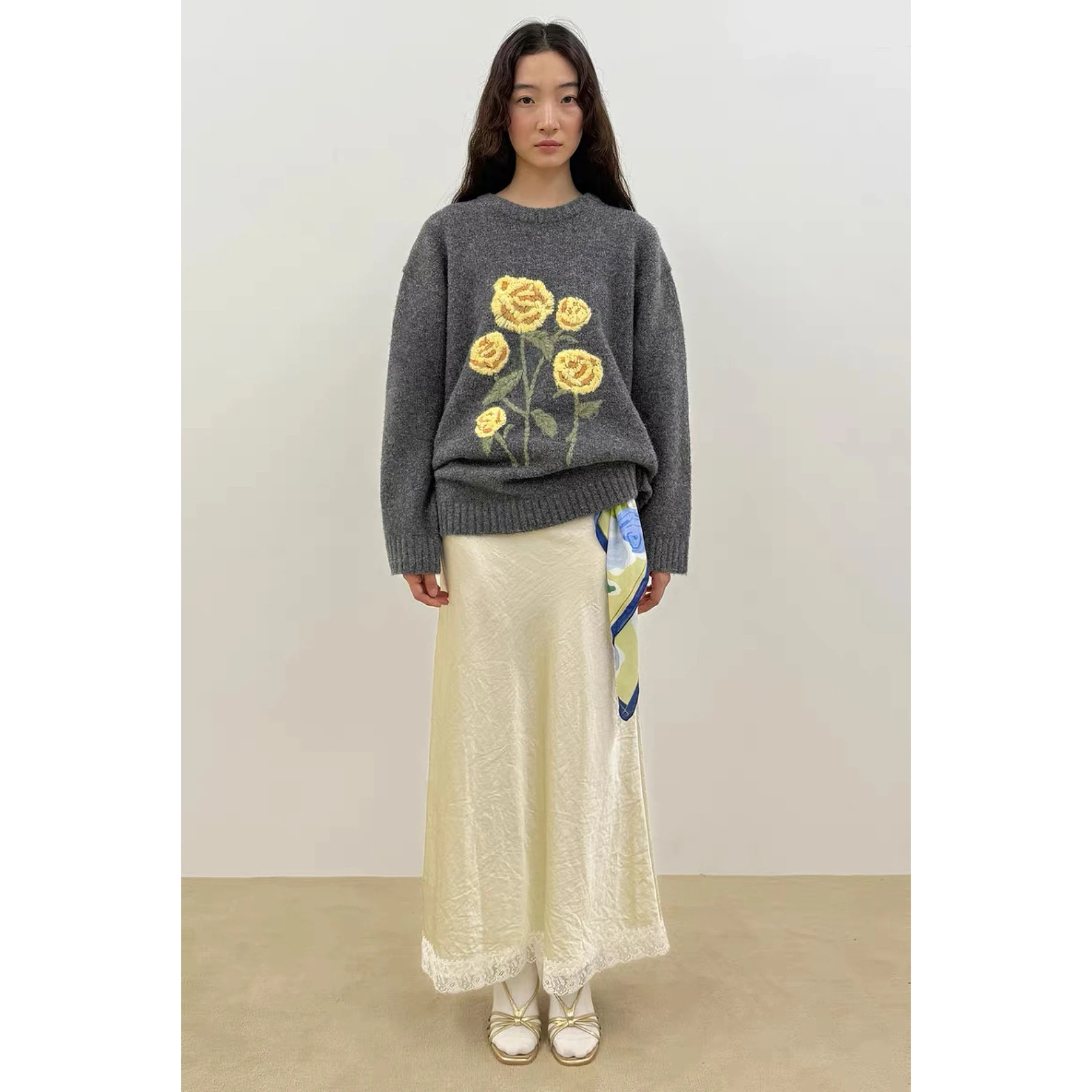 Lemon Cheese Korean Sle Winter Knitted Sweater round Ne 3D Print Loose Fit Wool Blend Women's Faion Commute Wear
Lemon Cheese Korean Sle Winter Knitted Sweater round Ne 3D Print Loose Fit Wool Blend Women's Faion Commute Wear