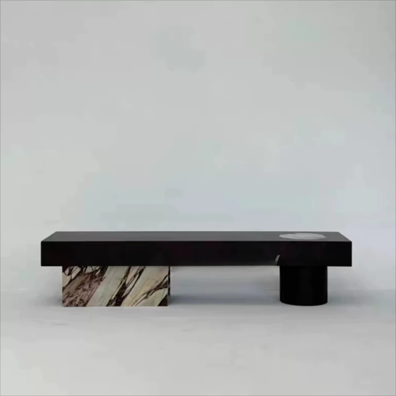 Nordic light luxury marble solid wood bench designer creative living room sofa
Nordic light luxury marble solid wood bench designer creative living room sofa