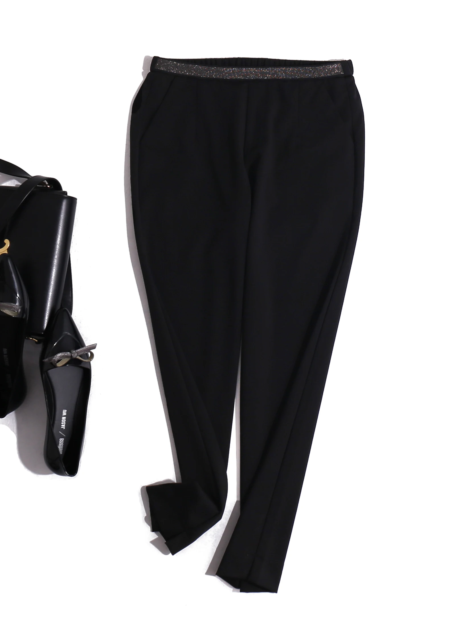 Elegant Casual Harem Pants Women's Summer Thin Cotton Elastic Waist Suit Pants Asymmetrical Design Commute Style Nine Points
Elegant Casual Harem Pants Women's Summer Thin Cotton Elastic Waist Suit Pants Asymmetrical Design Commute Style Nine Points