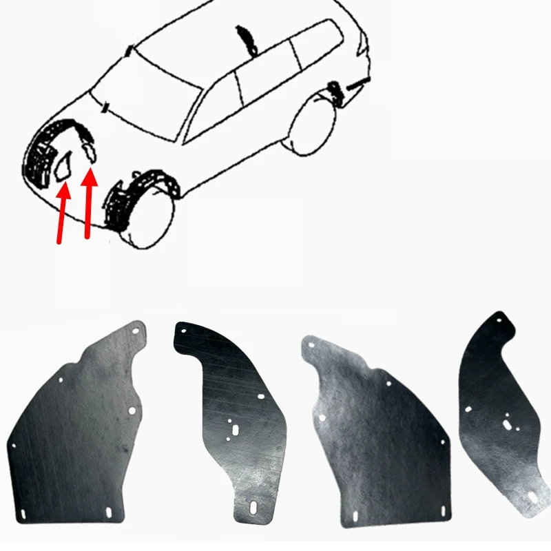4pcs For Mitsubishi Pajero Sport Front Inner Fender Liner Mudguard Liner MN146489 MN146488
4pcs For Mitsubishi Pajero Sport Front Inner Fender Liner Mudguard Liner MN146489 MN146488