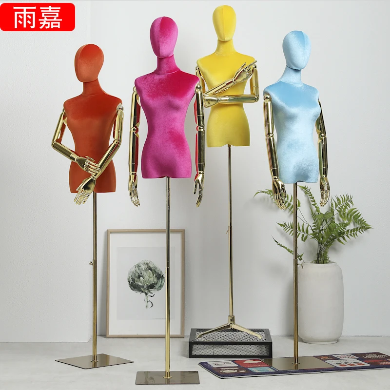 Women's Mannequin Women's Clothing Store Color Model Shelf Showcase High-End Bride Photo Fake Body Clothing Display Stand
Women's Mannequin Women's Clothing Store Color Model Shelf Showcase High-End Bride Photo Fake Body Clothing Display Stand