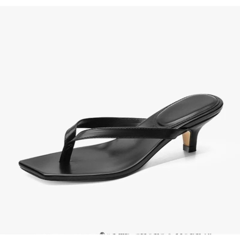 Square Toe Clip Sandals for Women 2025 Summer New High Heel Flip-flops Large Size Slim Heel Women's Outdoor Leather Slippers
Square Toe Clip Sandals for Women 2025 Summer New High Heel Flip-flops Large Size Slim Heel Women's Outdoor Leather Slippers