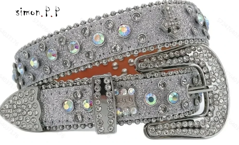 New Bb Belt Simon Diamond Studded Belt Bling Rhinestone Belt Cowboy Cowgirl Cinto De Strass Skull For Kid Fashion Ceinture Femme
New Bb Belt Simon Diamond Studded Belt Bling Rhinestone Belt Cowboy Cowgirl Cinto De Strass Skull For Kid Fashion Ceinture Femme