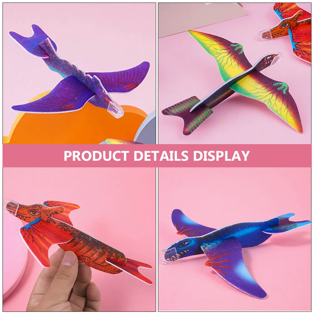 48Pcs Dinosaur Foam Airplane Gliders Safe Smooth Surface Easy Throw Planes for Kids Play Toy Airplane Classroom Toys
48Pcs Dinosaur Foam Airplane Gliders Safe Smooth Surface Easy Throw Planes for Kids Play Toy Airplane Classroom Toys