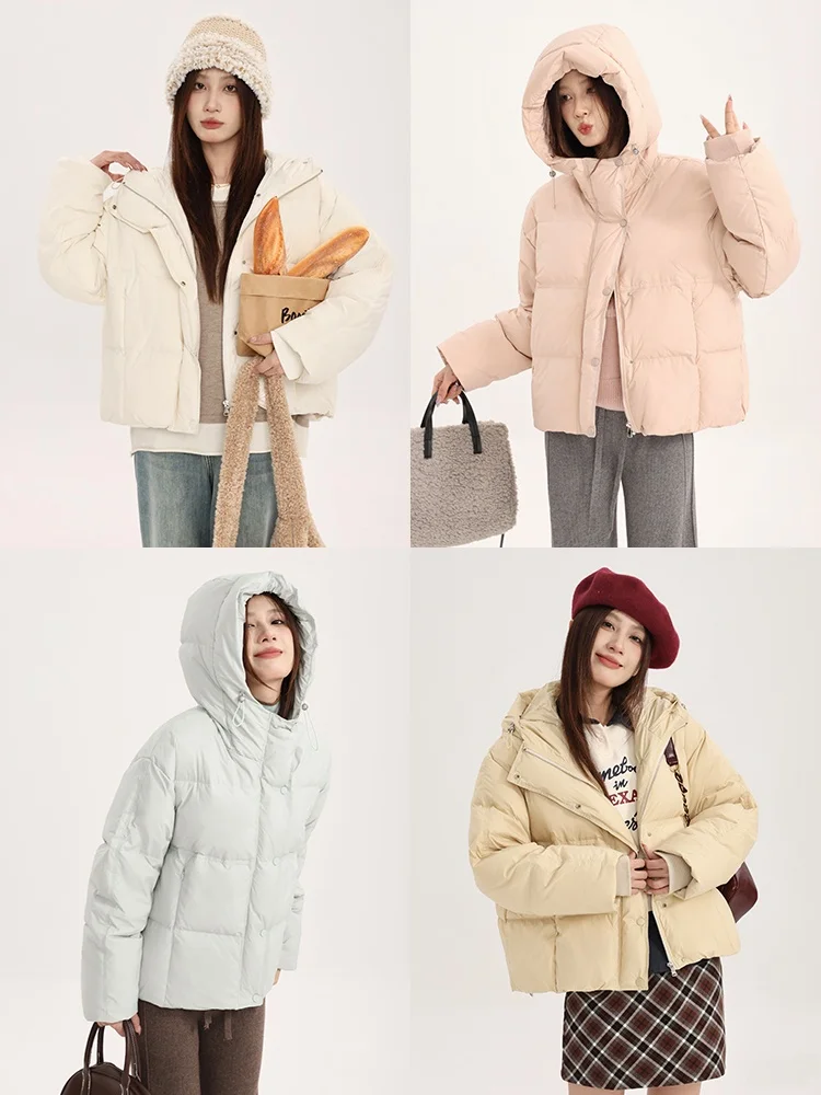 Новая женская зимняя куртка-пуховик с капюшоном, на подкладке из флиса, на молнии, белая
Новая женская зимняя куртка-пуховик с капюшоном, на подкладке из флиса, на молнии, белая