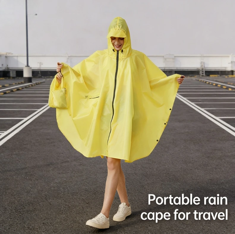 1 piece unisex fashion hooded raincoat lightweight waterproof zipper poncho for outdoor hiking cycling
1 piece unisex fashion hooded raincoat lightweight waterproof zipper poncho for outdoor hiking cycling