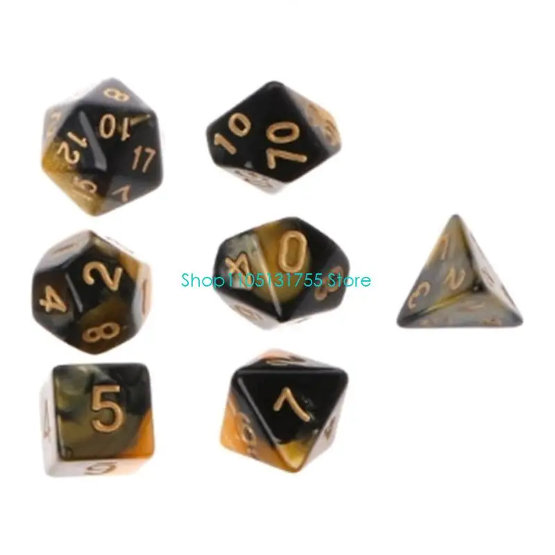 K0EF 7 шт./упак. акриловые D4 D6 D8 D10 D12 D20 игровой реквизит обучающая игрушка цифровые кубики
K0EF 7 шт./упак. акриловые D4 D6 D8 D10 D12 D20 игровой реквизит обучающая игрушка цифровые кубики