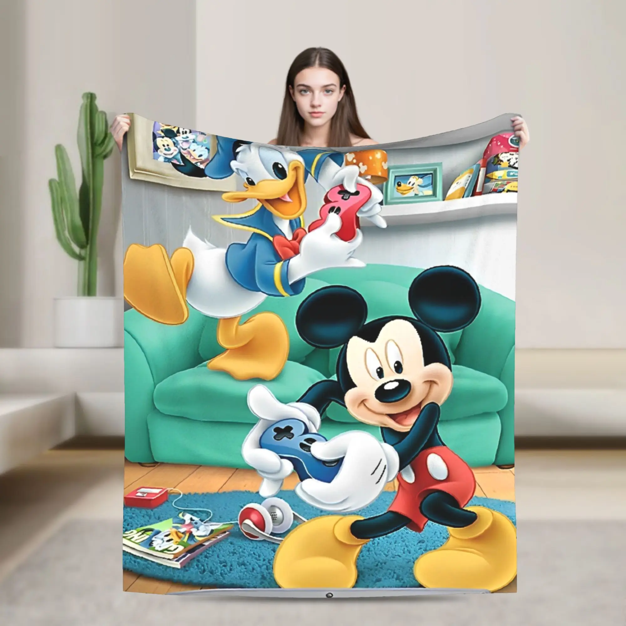 Donald Duck And Mickey Mouse Play Games Together Blankets Flannel Awesome Warm Throw Blankets for Bed Sofa Autumn/Winter
Donald Duck And Mickey Mouse Play Games Together Blankets Flannel Awesome Warm Throw Blankets for Bed Sofa Autumn/Winter