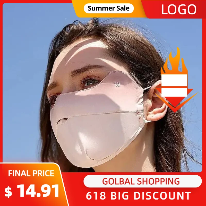 Summer Blush Gradient Sunscreen Mask Eye Protection Women Outdoor Breathable Three-dimensional Ice Silk Sun Screen Mask UPF50+
Summer Blush Gradient Sunscreen Mask Eye Protection Women Outdoor Breathable Three-dimensional Ice Silk Sun Screen Mask UPF50+