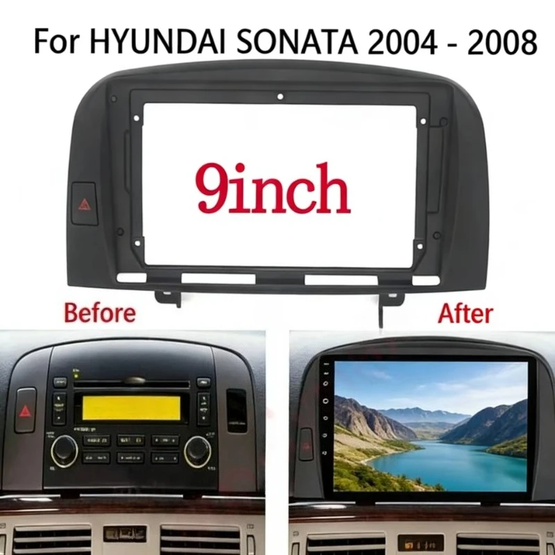 Car Radio Head Unit Fascia Stereo Dash Panel Frame Kit For HYUNDAI SONATA(NF)/EMBERA/Sonica 2004-2008
Car Radio Head Unit Fascia Stereo Dash Panel Frame Kit For HYUNDAI SONATA(NF)/EMBERA/Sonica 2004-2008