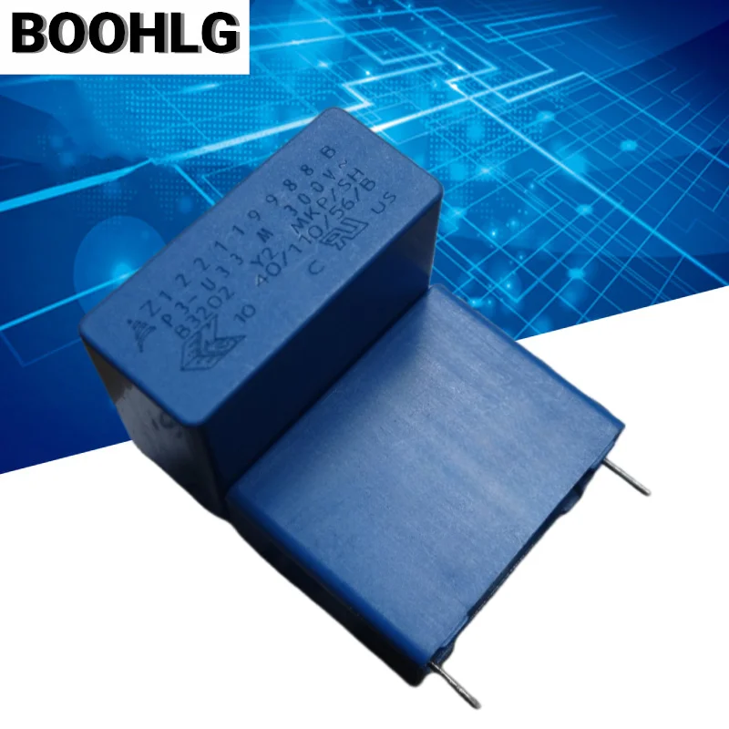 5 шт. EPCOS 0,33 мкФ 300 В переменного тока 330nf u33 334 пленочный конденсатор B32024B3334M
5 шт. EPCOS 0,33 мкФ 300 В переменного тока 330nf u33 334 пленочный конденсатор B32024B3334M