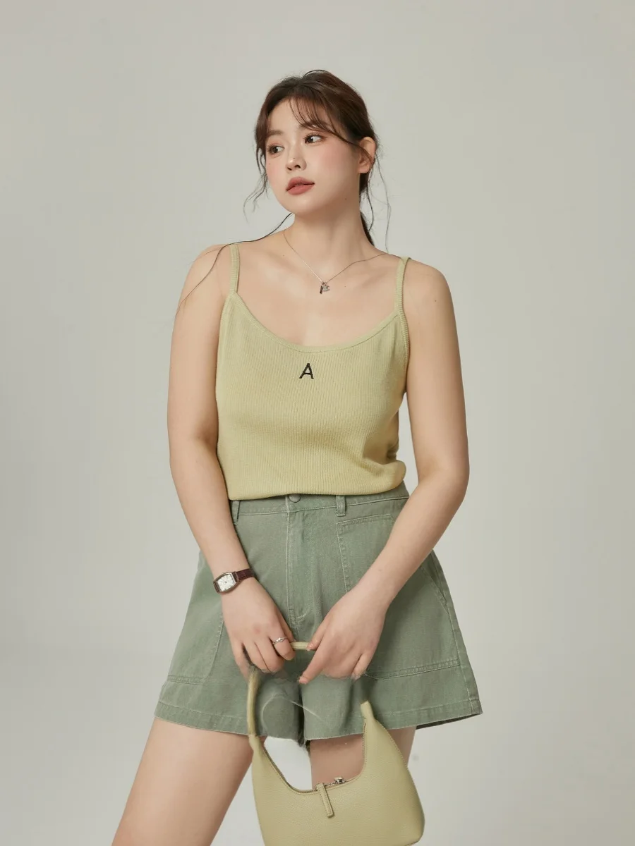 Monika plus Size Women's Summer New Style Slim Fit Camisole Tank Top Beautiful Back Strap Vest Korean Style Pear Shape Fit
Monika plus Size Women's Summer New Style Slim Fit Camisole Tank Top Beautiful Back Strap Vest Korean Style Pear Shape Fit