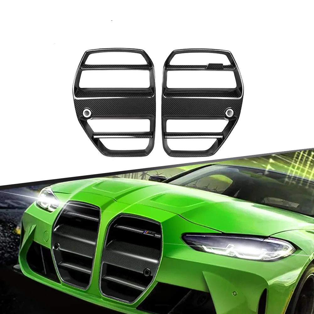 For BMW G80 M3 G82 G83 M4 Upgrade ST Style Dry Carbon Front Bumper Kidney Mesh Grille Grill 2020+
For BMW G80 M3 G82 G83 M4 Upgrade ST Style Dry Carbon Front Bumper Kidney Mesh Grille Grill 2020+