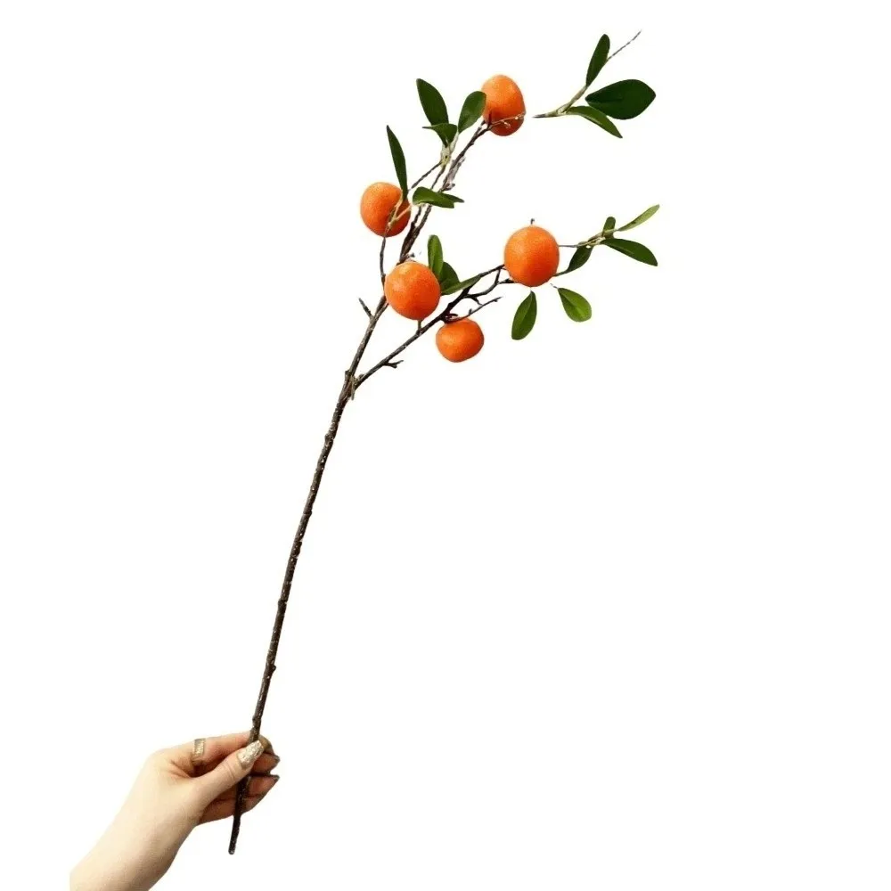 Green Leaves Artificial Orange Branch Luxury Faux Orange Simulation Fruit Tree Plastic Realistic Artificial Orange Fruit
Green Leaves Artificial Orange Branch Luxury Faux Orange Simulation Fruit Tree Plastic Realistic Artificial Orange Fruit