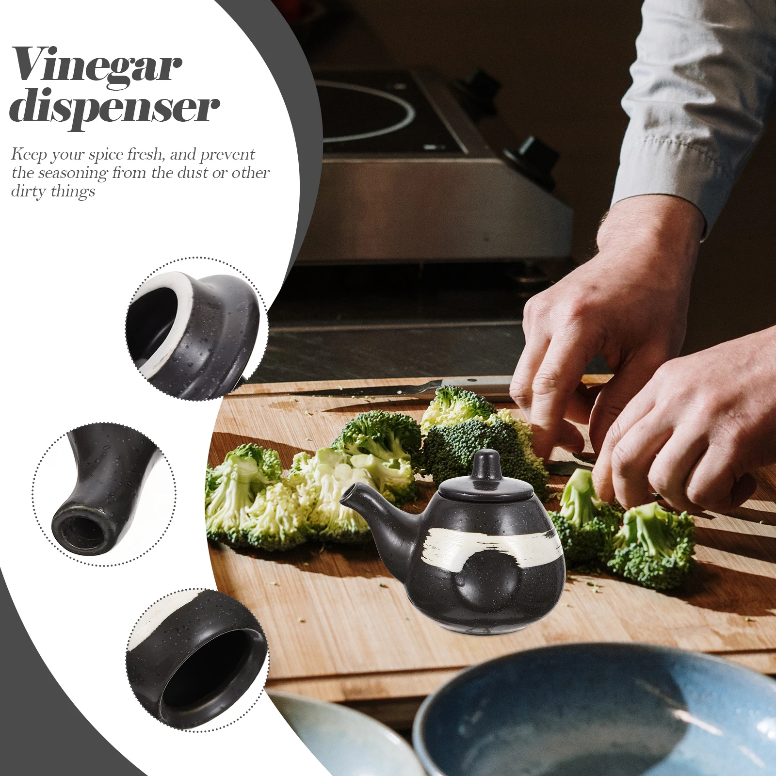 Premium Japanese Design Condiment Holder 500Ml Sushi Sauce Container Multi-Function Seasoning Pot Olive Oil Dispenser Kitchen
Premium Japanese Design Condiment Holder 500Ml Sushi Sauce Container Multi-Function Seasoning Pot Olive Oil Dispenser Kitchen