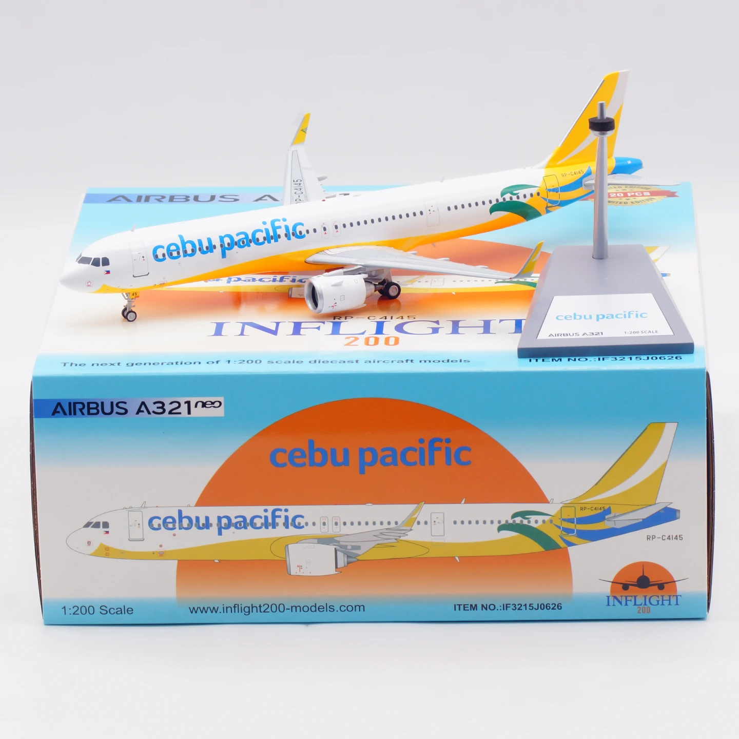 IF3215J0626 Alloy Collectible Plane Gift INFLIGHT 1:200 Cebu Pacific Air Airbus A321neo Diecast Aircraft Jet Model RP-C4145
IF3215J0626 Alloy Collectible Plane Gift INFLIGHT 1:200 Cebu Pacific Air Airbus A321neo Diecast Aircraft Jet Model RP-C4145