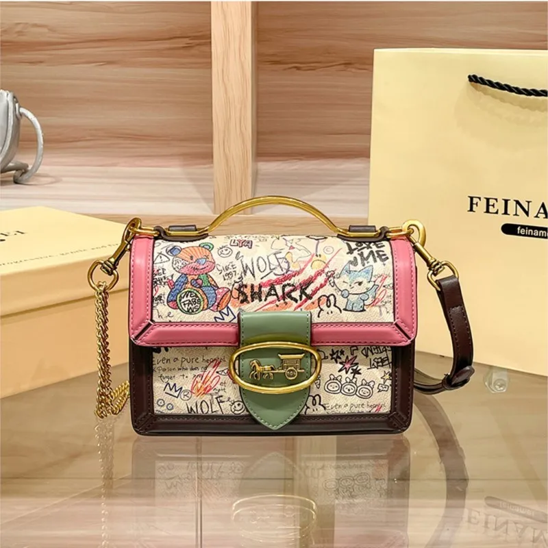 Brand Women's Handbag 2025 New Color Contrasting Luxury Designer Single Shoulder Crossbody Bag Fashionable and Versatile
Brand Women's Handbag 2025 New Color Contrasting Luxury Designer Single Shoulder Crossbody Bag Fashionable and Versatile