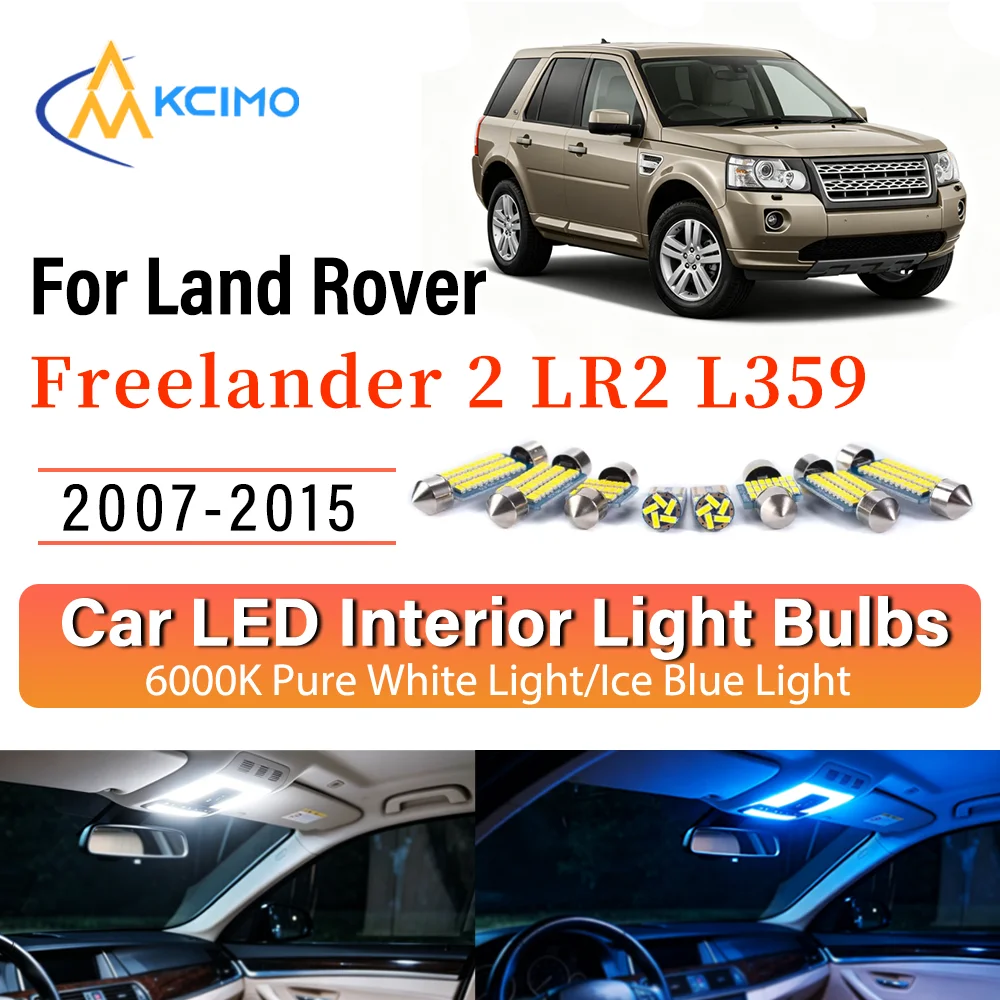 Interior Lighting Kit For Land Rover Freelander LR2 2007-2015 LED Bulbs for Dome Map Door Trunk License Plate Light
Interior Lighting Kit For Land Rover Freelander LR2 2007-2015 LED Bulbs for Dome Map Door Trunk License Plate Light