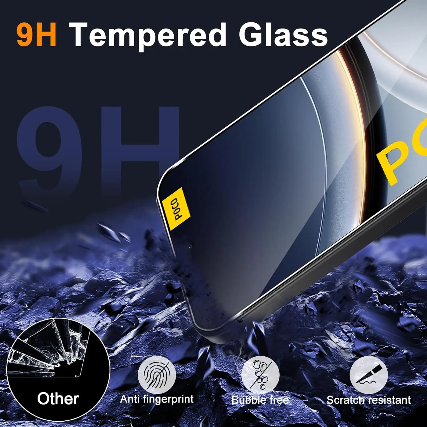 1/4Pcs Tempered Glass Screen Protector For Poco F7 - Smartphone Protection Suitable for XiaoMi Poco F7 Series
1/4Pcs Tempered Glass Screen Protector For Poco F7 - Smartphone Protection Suitable for XiaoMi Poco F7 Series