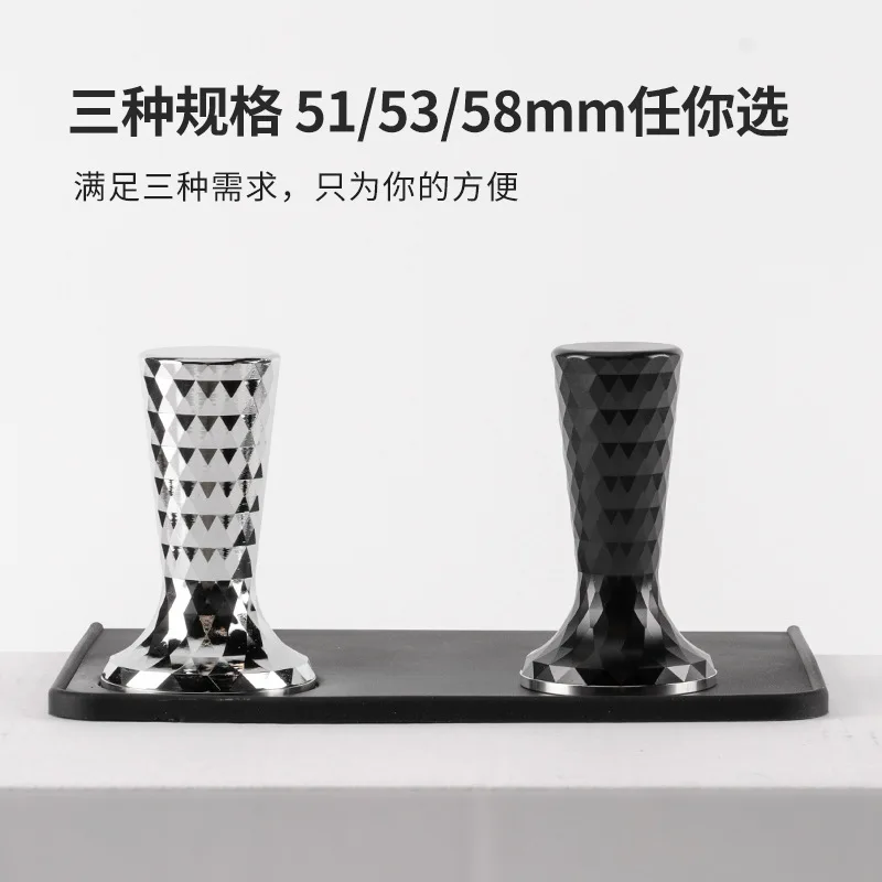 Stainless steel espresso coffee tamper, constant pressure calibrated, barista flat base, powder hammer, accessory tools, 58mm,
Stainless steel espresso coffee tamper, constant pressure calibrated, barista flat base, powder hammer, accessory tools, 58mm,