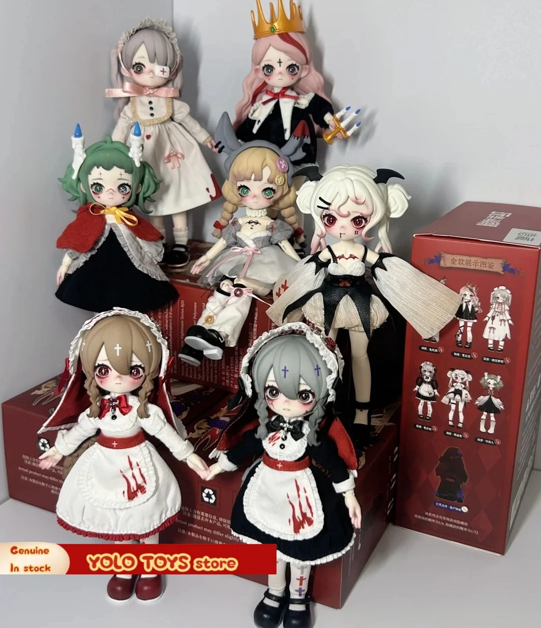 Genuine Nyssa Bizarre Nightmare Series Blind Box 12 Point Bjd Joint Movable Model Nyssa Bjd Action Figure Mystery Box Decor Gift
Genuine Nyssa Bizarre Nightmare Series Blind Box 12 Point Bjd Joint Movable Model Nyssa Bjd Action Figure Mystery Box Decor Gift