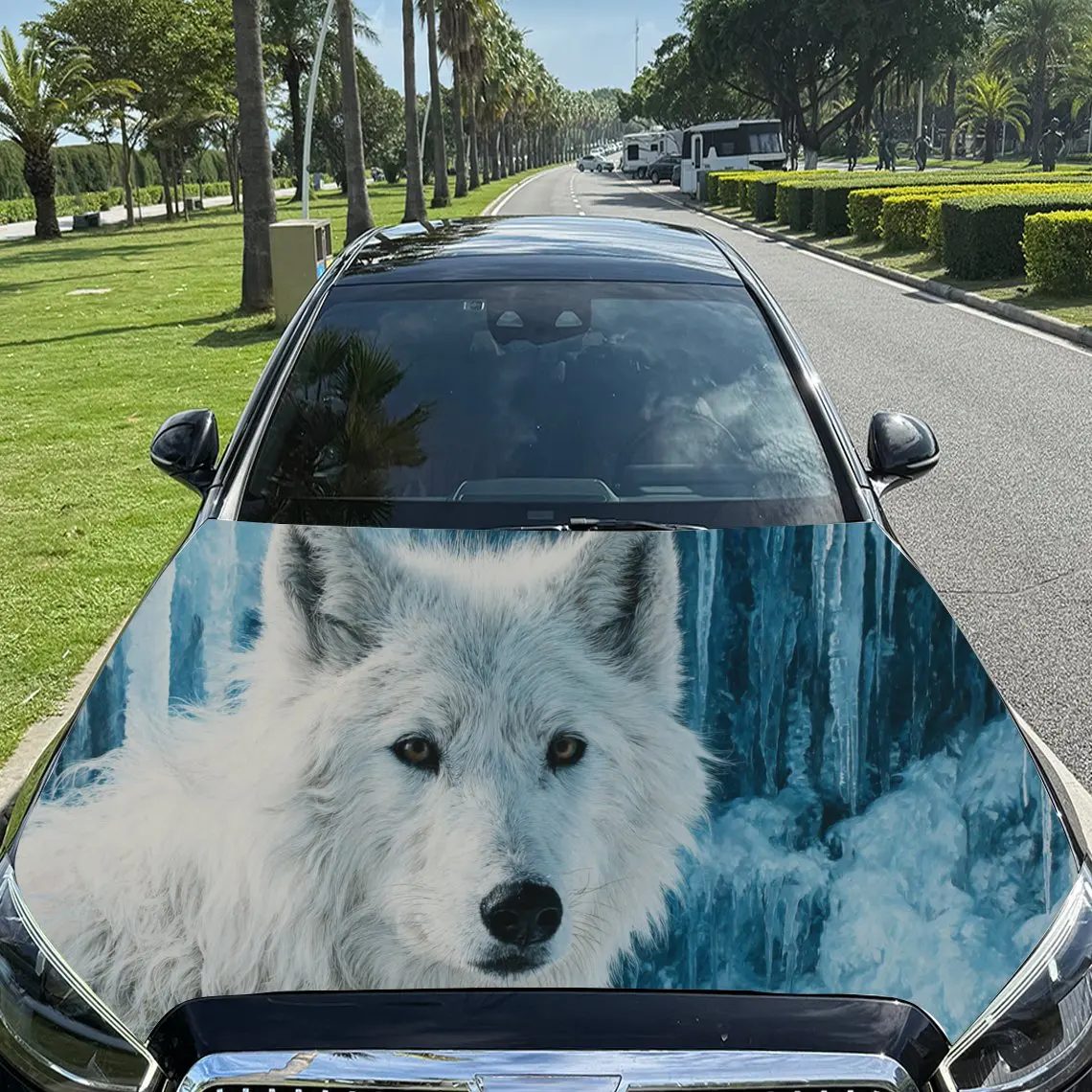 Car Decal White Wolf in Icy Blue Composition & Artistic, Immersive Visual Details Car Hood Sticker, Waterproof Self - Adhesive V
Car Decal White Wolf in Icy Blue Composition & Artistic, Immersive Visual Details Car Hood Sticker, Waterproof Self - Adhesive V