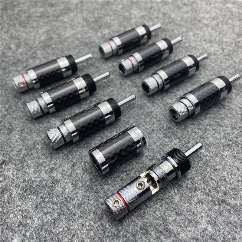 4Pcs Furutech Banana Plug No Welding Carbon Fibe HiFi Audio Adapter Speaker Cable Connector 7mm
4Pcs Furutech Banana Plug No Welding Carbon Fibe HiFi Audio Adapter Speaker Cable Connector 7mm