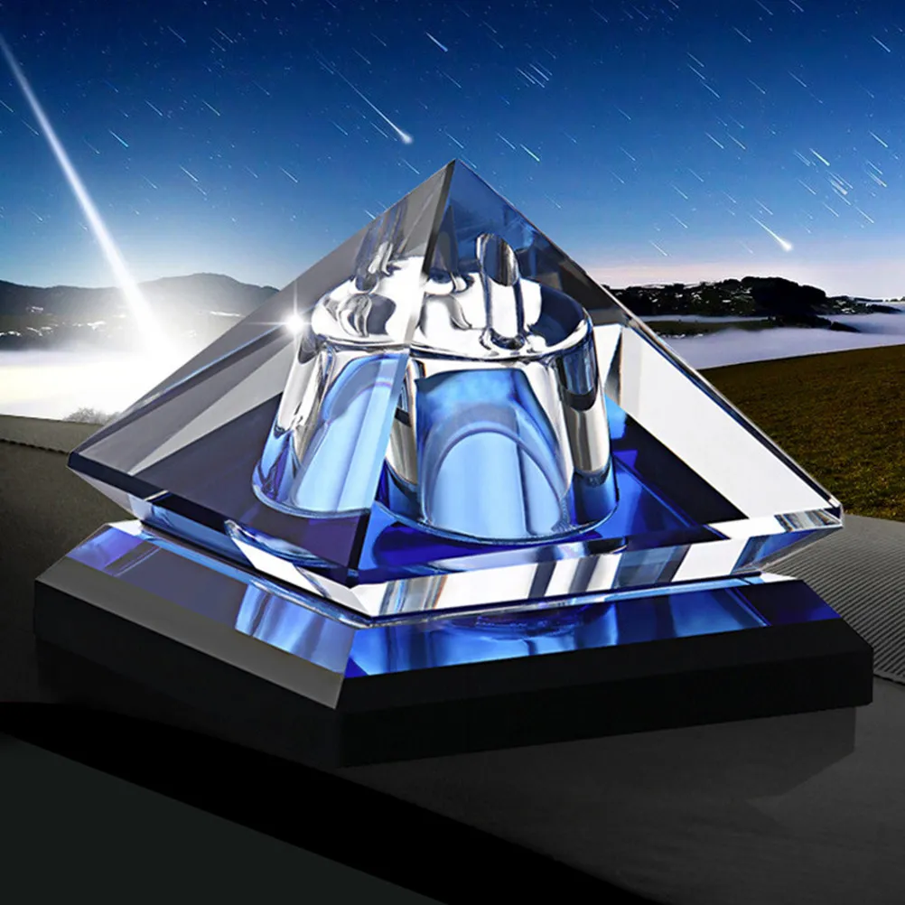 Pyramid Crystal Car Air Freshener Aromatherapy Perfume Diffuser Decor nament for Home Office Car Mall Shop Coffee Bar
Pyramid Crystal Car Air Freshener Aromatherapy Perfume Diffuser Decor nament for Home Office Car Mall Shop Coffee Bar