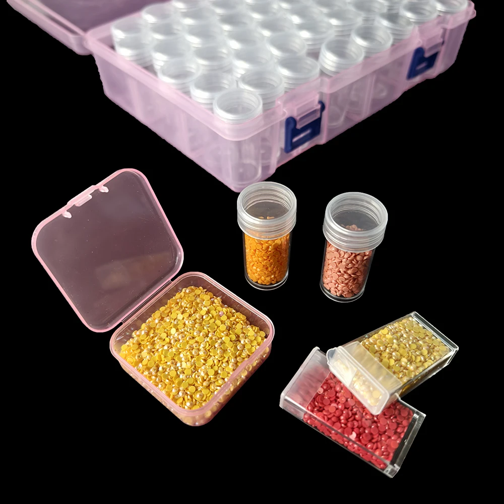 Plastic Storage Box Diamond Painting Art Painting Tools Cross Stitch Kit Pink Storage Box Bead Storage Container Accessories
Plastic Storage Box Diamond Painting Art Painting Tools Cross Stitch Kit Pink Storage Box Bead Storage Container Accessories