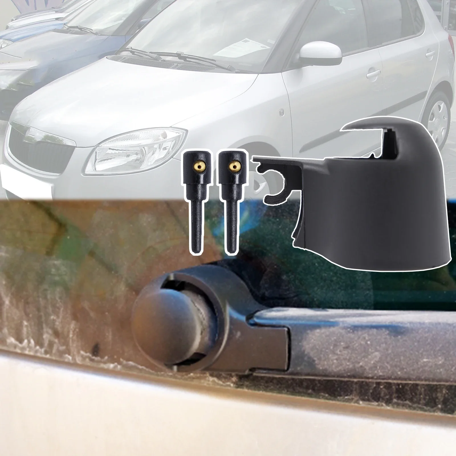Car Rear Windshield Window Wiper Arm Rocker Bolt Cover Cap Washer Jet Nozzle Accessories For Skoda Fabia Combi 6Y2 2007 - 2014
Car Rear Windshield Window Wiper Arm Rocker Bolt Cover Cap Washer Jet Nozzle Accessories For Skoda Fabia Combi 6Y2 2007 - 2014