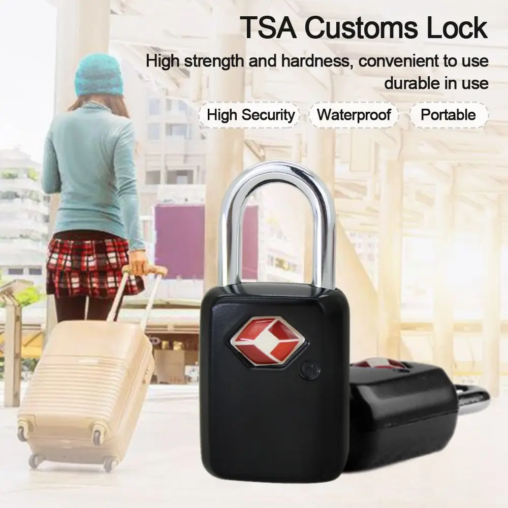 Waterproof Suitcase Portable Padlock TSA Customs Lock Locks Luggage
Waterproof Suitcase Portable Padlock TSA Customs Lock Locks Luggage