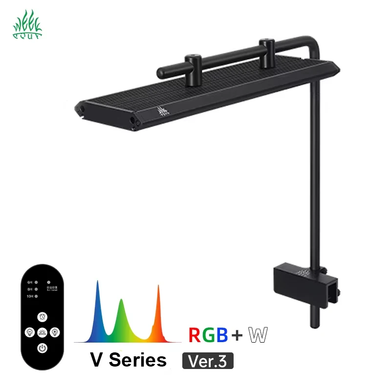 WEEK AQUA V Series Full Spectrum Adjustable Light Aquarium Lamp with Light Holder Wrgb Fish Tank Lulight
WEEK AQUA V Series Full Spectrum Adjustable Light Aquarium Lamp with Light Holder Wrgb Fish Tank Lulight