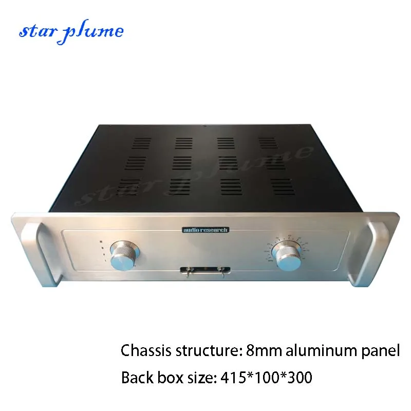 ARC Aluminum Shell Power Amplifier Chassis ARC Balanced Bulb Front Stage Chassis (415*100*300) Aluminum DIY Case Shell
ARC Aluminum Shell Power Amplifier Chassis ARC Balanced Bulb Front Stage Chassis (415*100*300) Aluminum DIY Case Shell