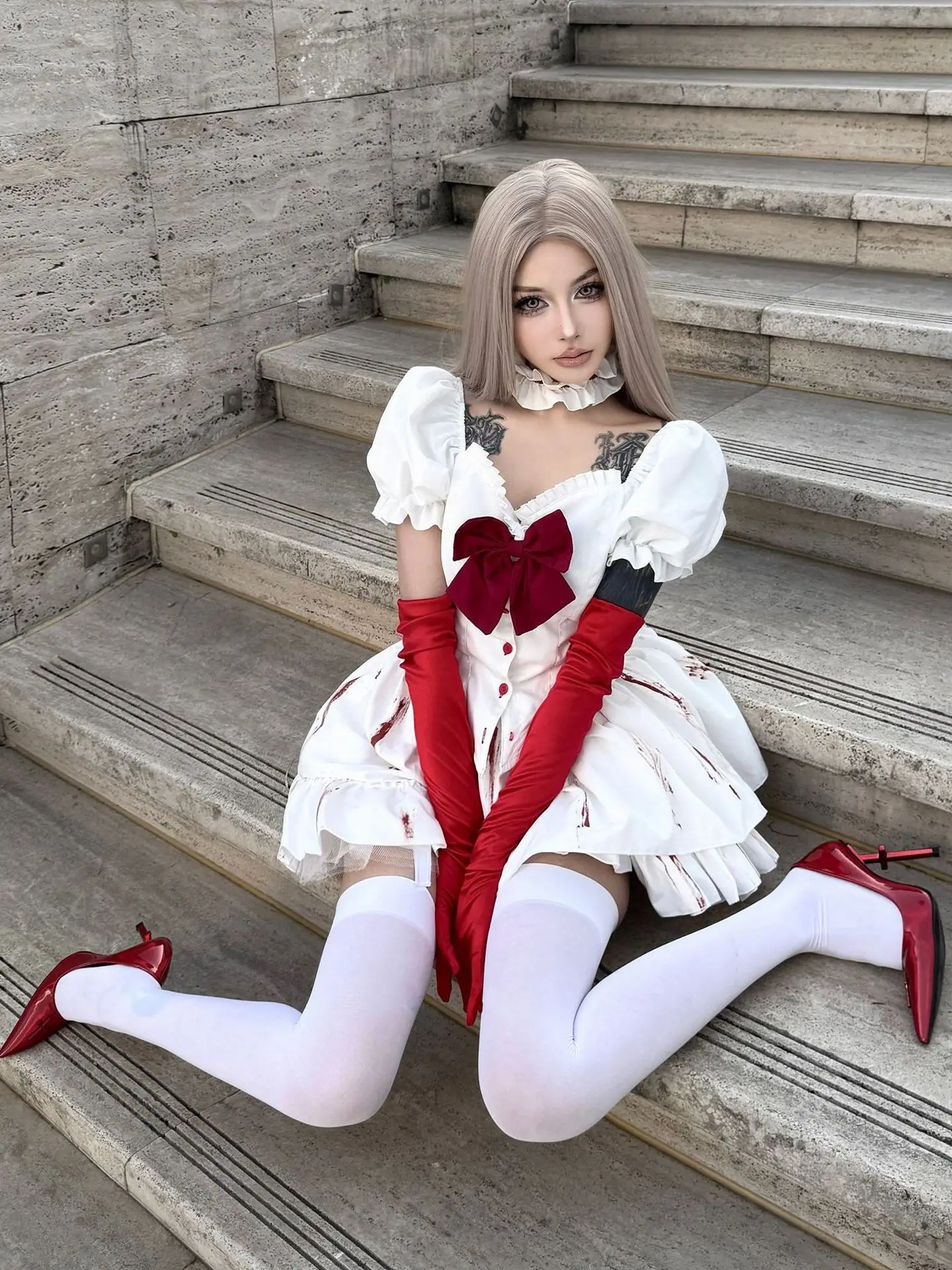 SL Academy Style Party Costume Gothic Blood Doll COS Play Outfit Halloween Dress Women's Ethnic Stage Clothing QiLlFBOdw
SL Academy Style Party Costume Gothic Blood Doll COS Play Outfit Halloween Dress Women's Ethnic Stage Clothing QiLlFBOdw