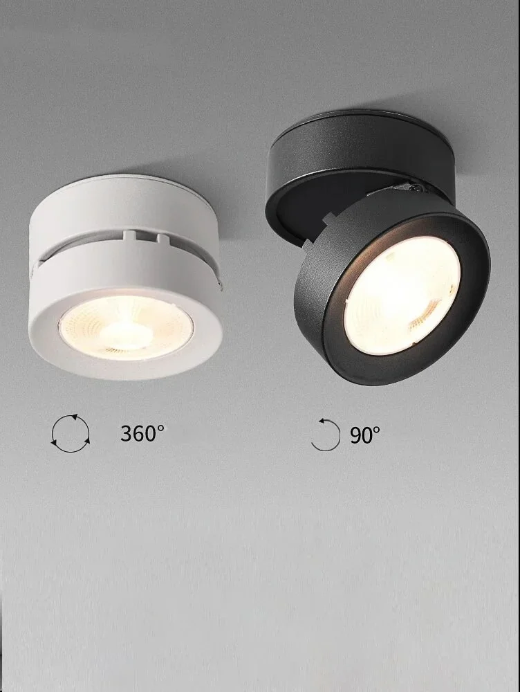 Foldable LED spotlights ceiling light 10W 15W surface mounting aluminum ceiling spotlights suitable for home and commercial
Foldable LED spotlights ceiling light 10W 15W surface mounting aluminum ceiling spotlights suitable for home and commercial