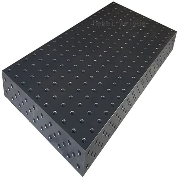 2000*1000*200mm 2D Cast Iron Steel Welding Table Nitrided With Measuring Scales and Accessories
2000*1000*200mm 2D Cast Iron Steel Welding Table Nitrided With Measuring Scales and Accessories