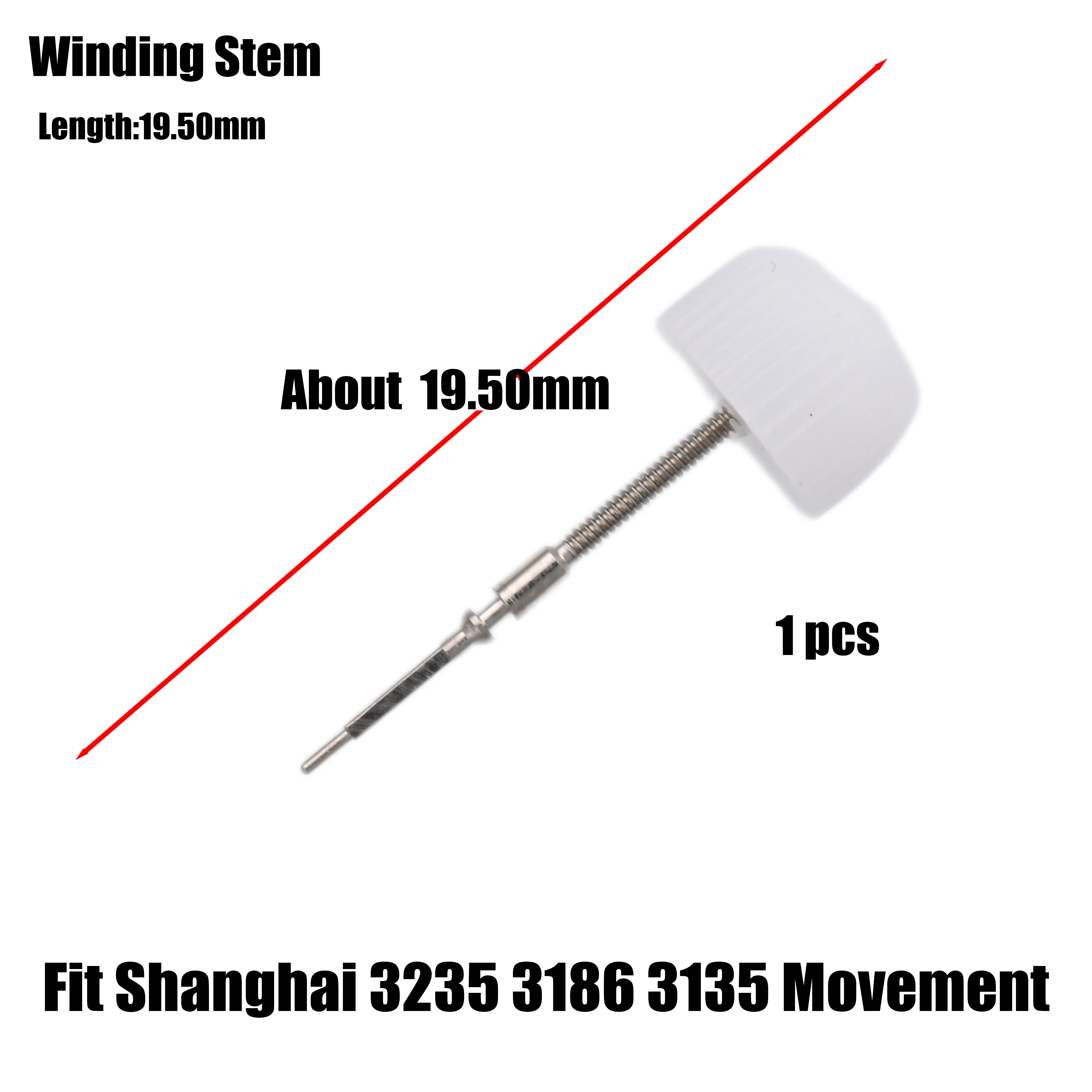 Winding Stem for Shanghai 3235 3186 3135 Movement Watch Repair Part Handle Rod Stem
Winding Stem for Shanghai 3235 3186 3135 Movement Watch Repair Part Handle Rod Stem