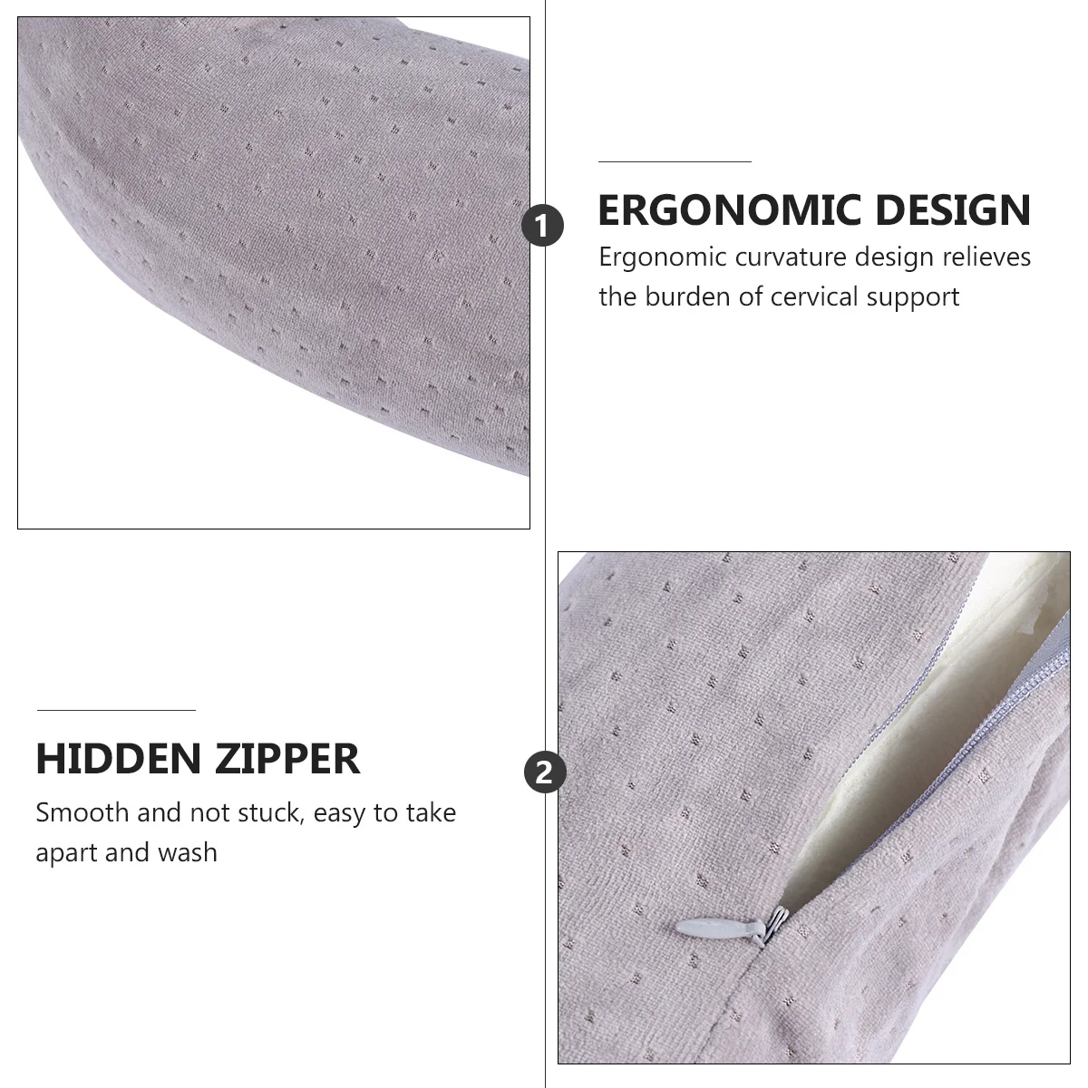 Cylindrical Neck Pillow Memory Foaming Support Spine Alignment Neck Roll Pillow Multifunctional Post-Injury Pain
Cylindrical Neck Pillow Memory Foaming Support Spine Alignment Neck Roll Pillow Multifunctional Post-Injury Pain