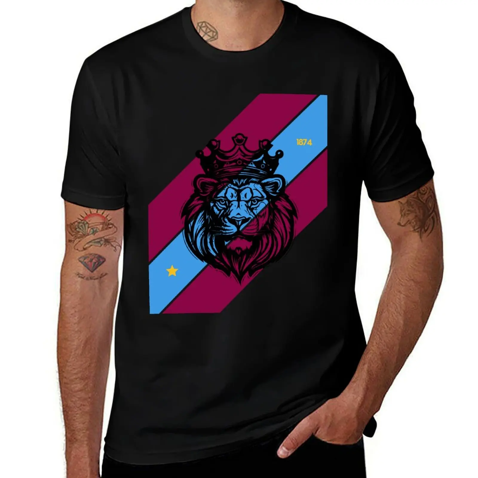 Aston Villa Lion T-Shirt blanks funny shirt cotton quick drying mens graphic t-shirts hip hop
Aston Villa Lion T-Shirt blanks funny shirt cotton quick drying mens graphic t-shirts hip hop