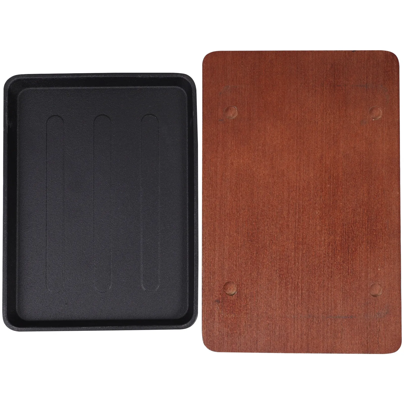 Heavy Duty Cast Iron Square Grill Pan Large Size Steak Plate Non Stick Frying and Baking Pan with Wooden Tray Steak Plates
Heavy Duty Cast Iron Square Grill Pan Large Size Steak Plate Non Stick Frying and Baking Pan with Wooden Tray Steak Plates