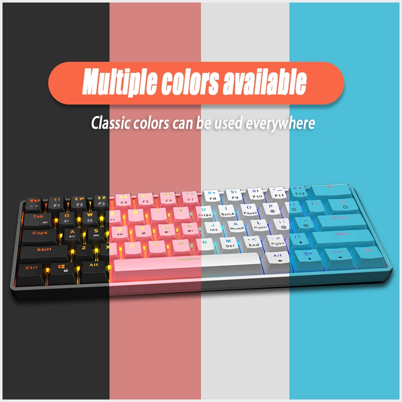 K16 Wireless Bluetooth Mechanical Keyboard Waterproof Backlight RGB Color Game Office Keyboard Tablet/desktop/Laptop Computer
K16 Wireless Bluetooth Mechanical Keyboard Waterproof Backlight RGB Color Game Office Keyboard Tablet/desktop/Laptop Computer