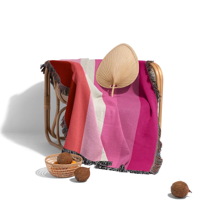 Aertemisi Lesbian Pride Flag LGBT Rainbow Jacquard Fringed Woven Throw Blanket
Aertemisi Lesbian Pride Flag LGBT Rainbow Jacquard Fringed Woven Throw Blanket