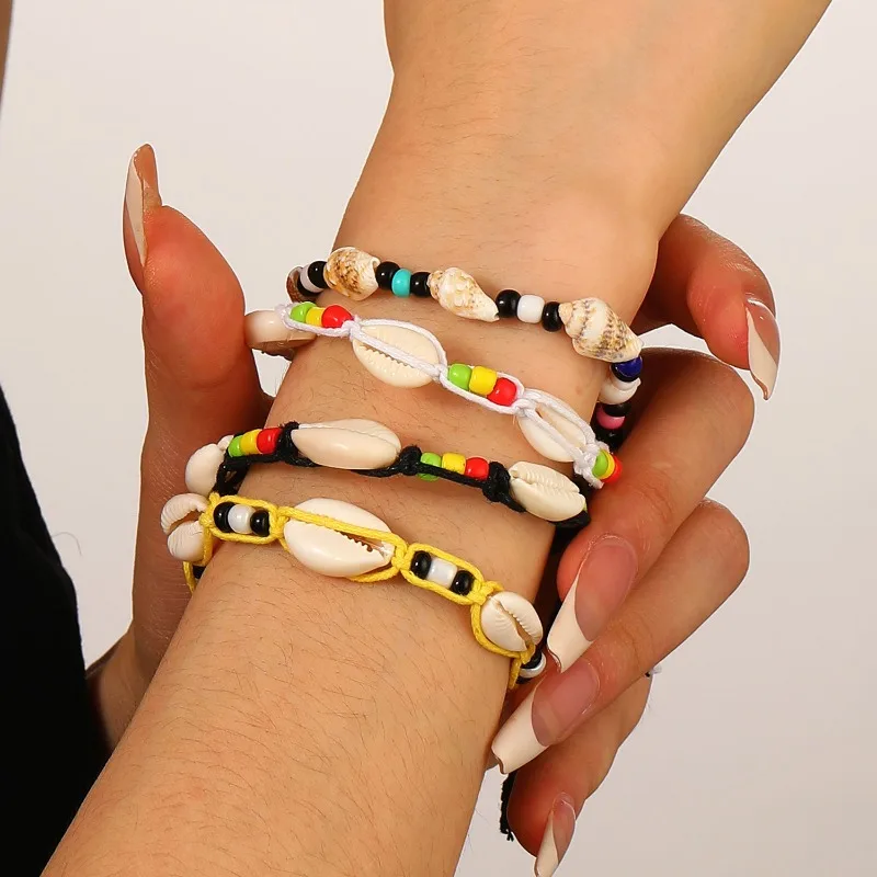 Beach Wind Natural Shell Pearl Rainbow Bead Weaving Bracelet for Women Fashion Jewelry Minimalist Accessories Wholesale Party
Beach Wind Natural Shell Pearl Rainbow Bead Weaving Bracelet for Women Fashion Jewelry Minimalist Accessories Wholesale Party