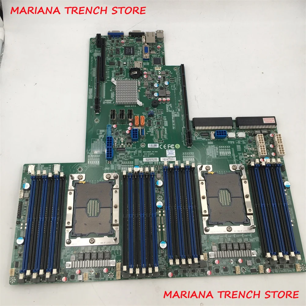 Материнская плата X11DPU 2-го поколения Xeon Масштабируемые процессоры двойная розетка Стандартный контроллер для 14 портов SATA3 (6 Гбит/с)
Материнская плата X11DPU 2-го поколения Xeon Масштабируемые процессоры двойная розетка Стандартный контроллер для 14 портов SATA3 (6 Гбит/с)