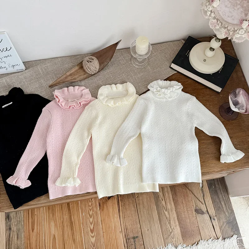 Spring New Infant Baby Girls Sweaters Autumn Long Sleeve Solid Color Knit Pullover Toddler SweaterTops Elastic Pullover Sweaters
Spring New Infant Baby Girls Sweaters Autumn Long Sleeve Solid Color Knit Pullover Toddler SweaterTops Elastic Pullover Sweaters