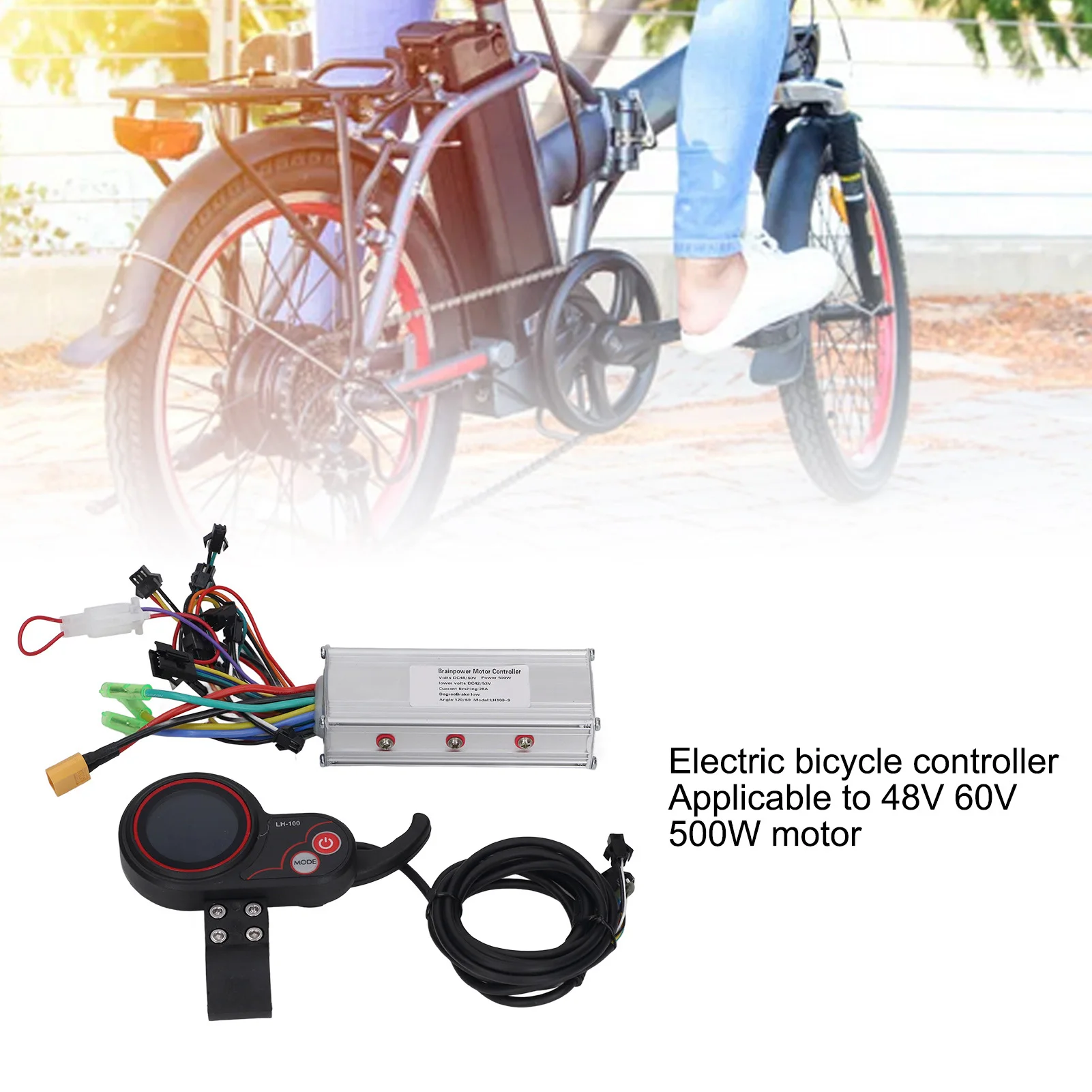 48V 60V Electric Bike Scooter Controller with Round Colorful Thumb Throttle LH100 LCD Panel for 500W Motors LH100 LCD Panel
48V 60V Electric Bike Scooter Controller with Round Colorful Thumb Throttle LH100 LCD Panel for 500W Motors LH100 LCD Panel