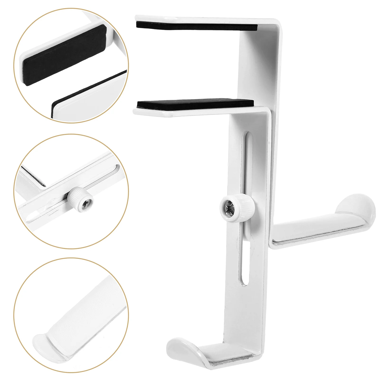 Headphone Clip Hanger Headphones Laptop Table for Couch Alloy Support Headset Mount
Headphone Clip Hanger Headphones Laptop Table for Couch Alloy Support Headset Mount