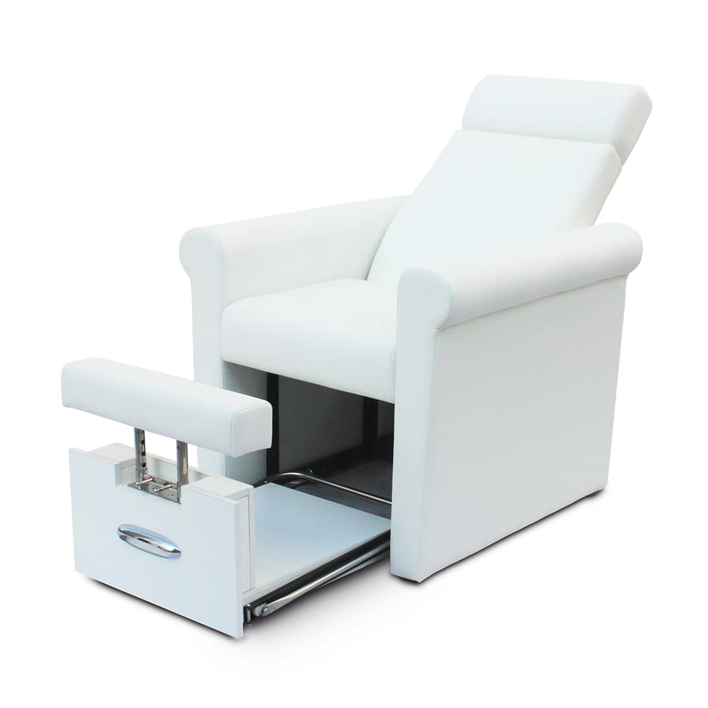 Cheap Price Modern Beauty Nail Salon Furniture Reclining Portable No Plumbing White Foot Spa Manicure Pedicure Chair
Cheap Price Modern Beauty Nail Salon Furniture Reclining Portable No Plumbing White Foot Spa Manicure Pedicure Chair