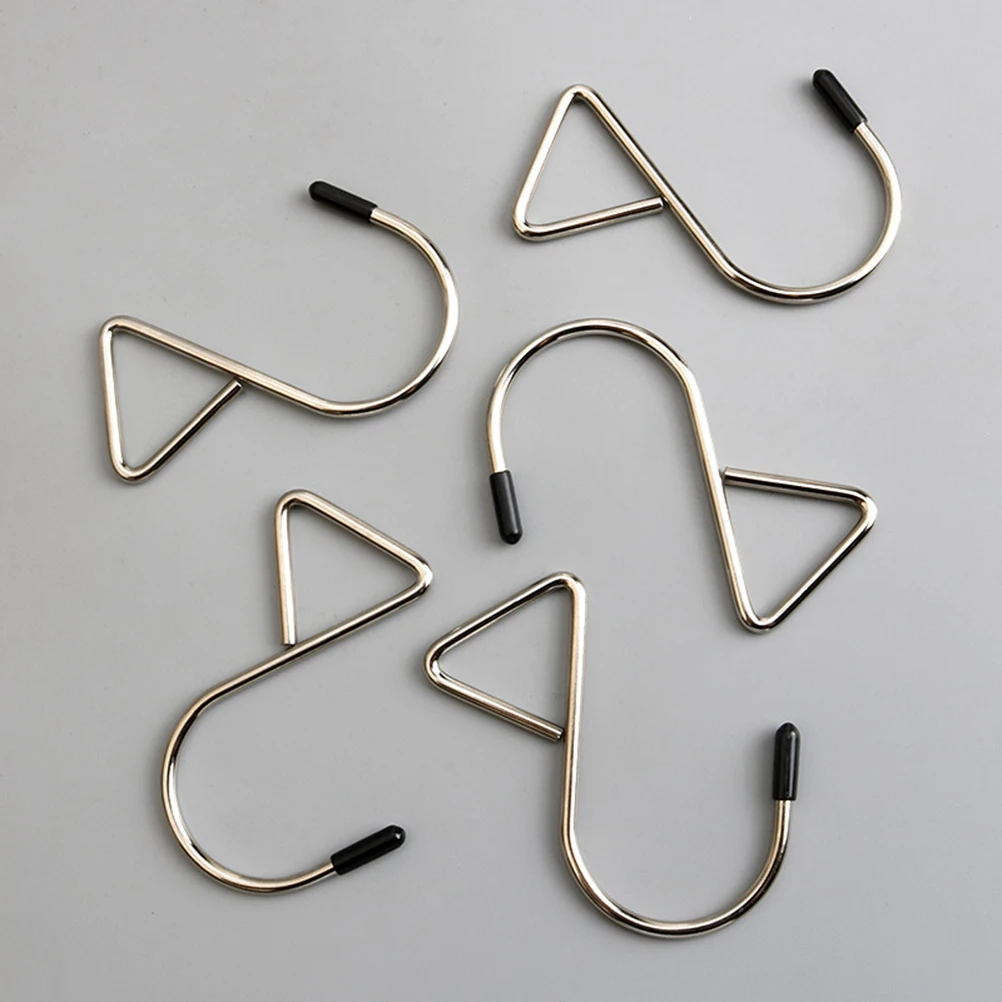 10pcs Hanging Hooks Portable Metal Hanger Multifunctional Bags Triangle S Hook Christmas Tree Door Window Decorative Reusable
10pcs Hanging Hooks Portable Metal Hanger Multifunctional Bags Triangle S Hook Christmas Tree Door Window Decorative Reusable