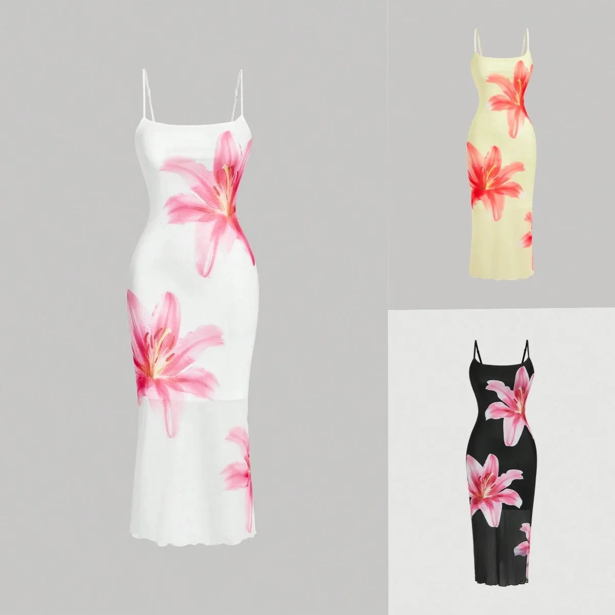 Floral Print Slim Fit Sleeveless Strap Long Dress Korean Japanese Casual High Waist Polyester Fiber Tourist Wear U Neck Dress
Floral Print Slim Fit Sleeveless Strap Long Dress Korean Japanese Casual High Waist Polyester Fiber Tourist Wear U Neck Dress